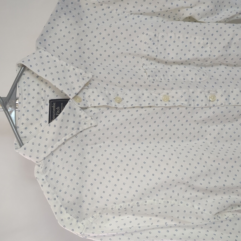 Men's M Abercrombie Linen button down shirt